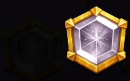 Silver Hexagon Gem